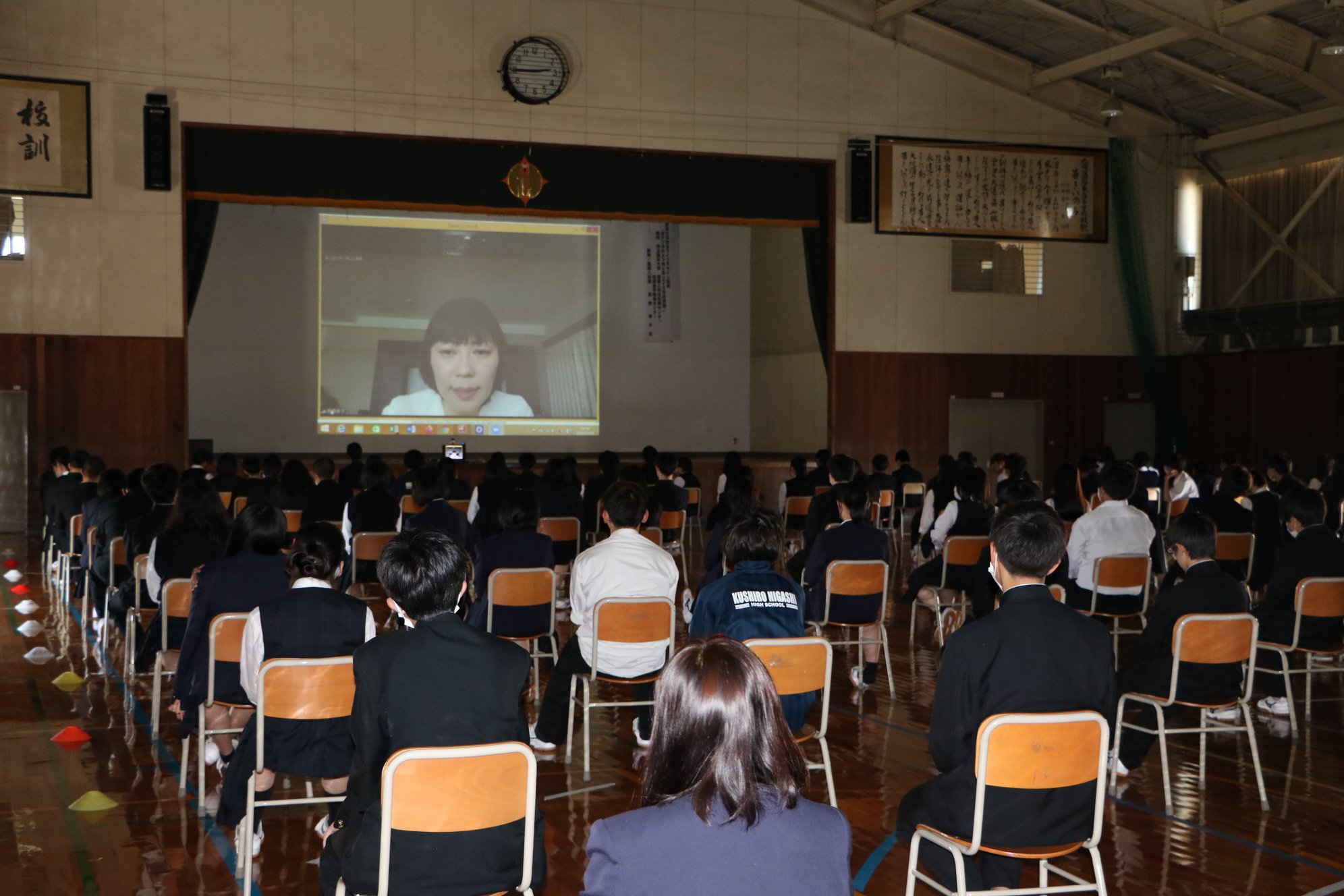 東高校で開催された高校生ライフデザイン講座